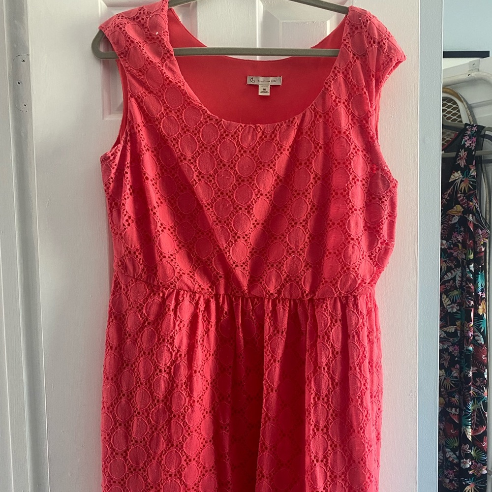 Coral Dress - 16 Petite